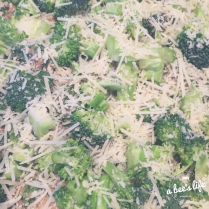 turkey mushroom broccoli bake with parmesan